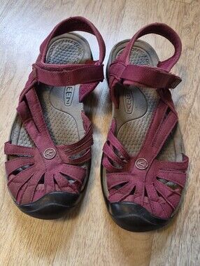 Keen Women's Maroon Strappy Sport Sandals